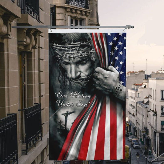 Fyon One Nation Under God flag Indoor and outdoor banner