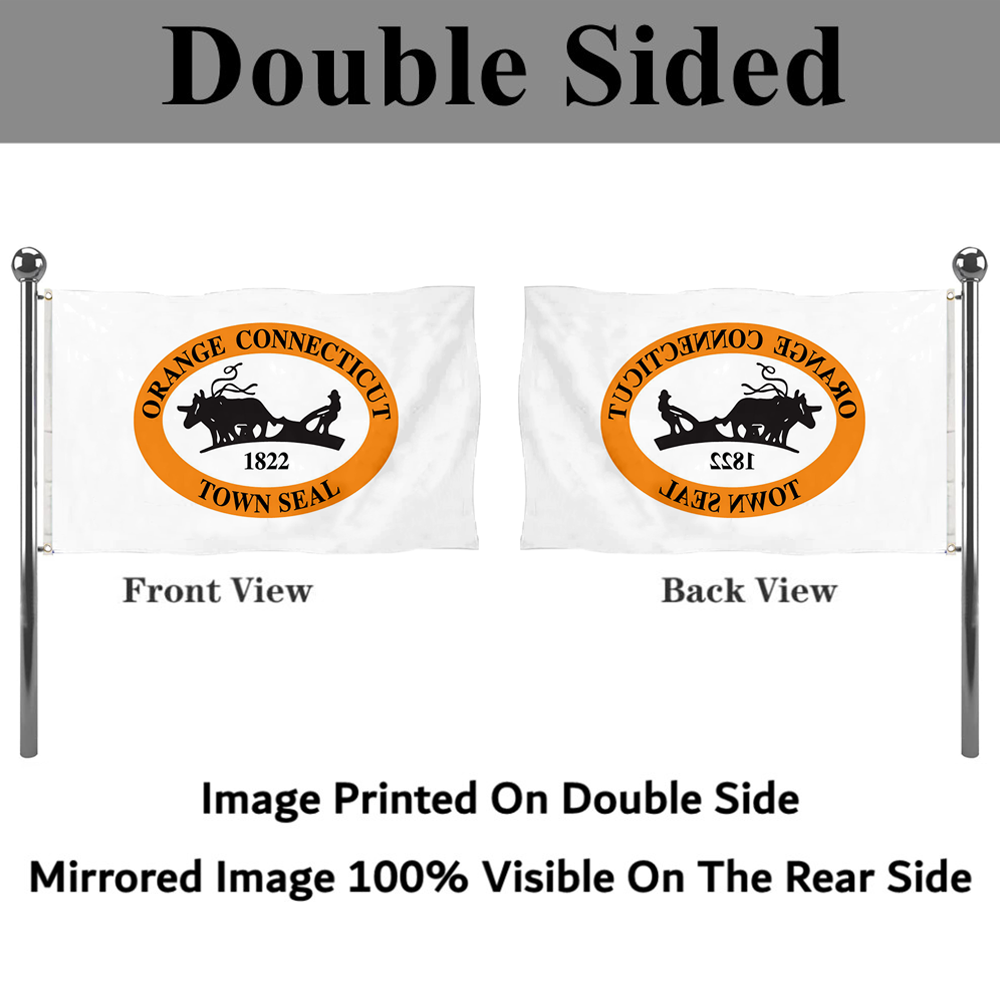 Fyon Orange, Connecticut flag Banner