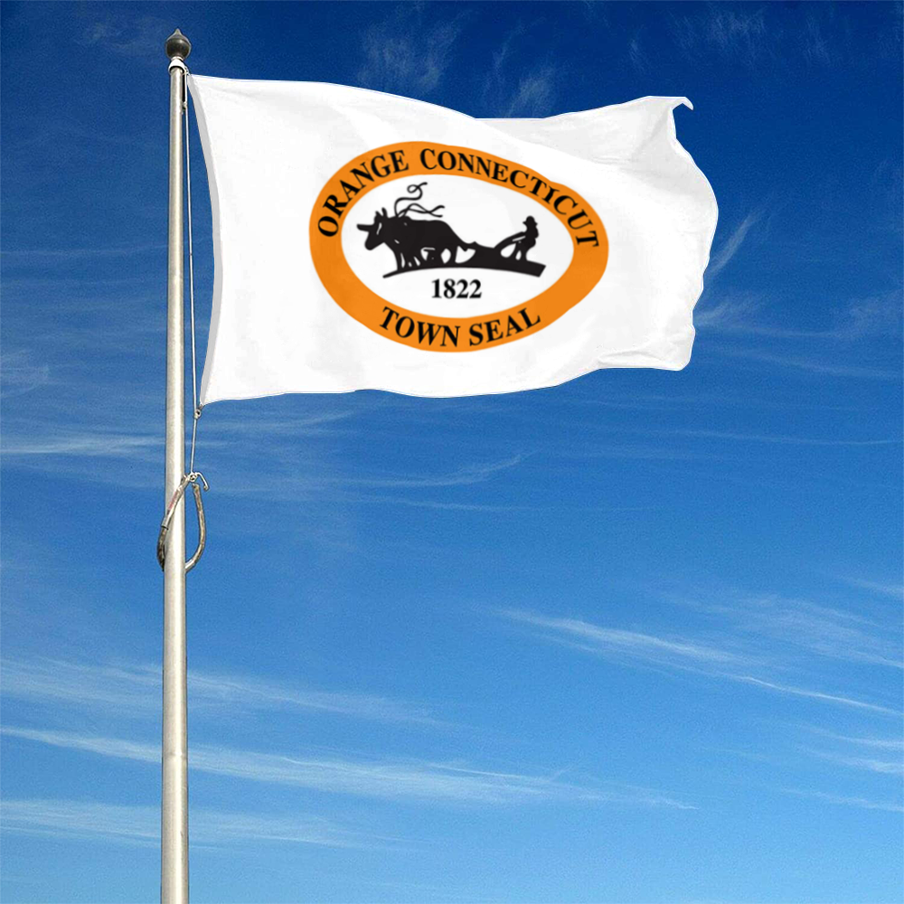 Fyon Orange, Connecticut flag Banner