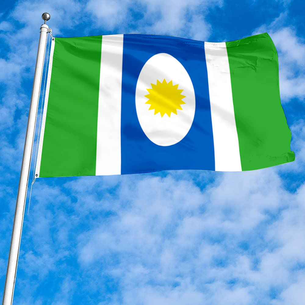 Fyon Orocovis, Puerto Rico flag banner