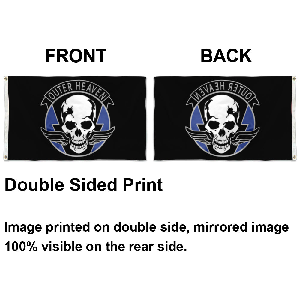 Fyon Outer Heaven Flag Banner Indoor and Outdoor Banner