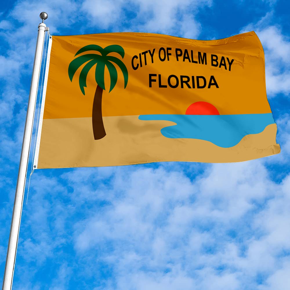 Fyon Palm Bay, Florida flag Banner