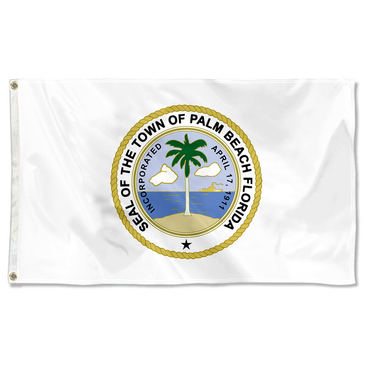 Fyon Palm Beach, Florida flag Banner