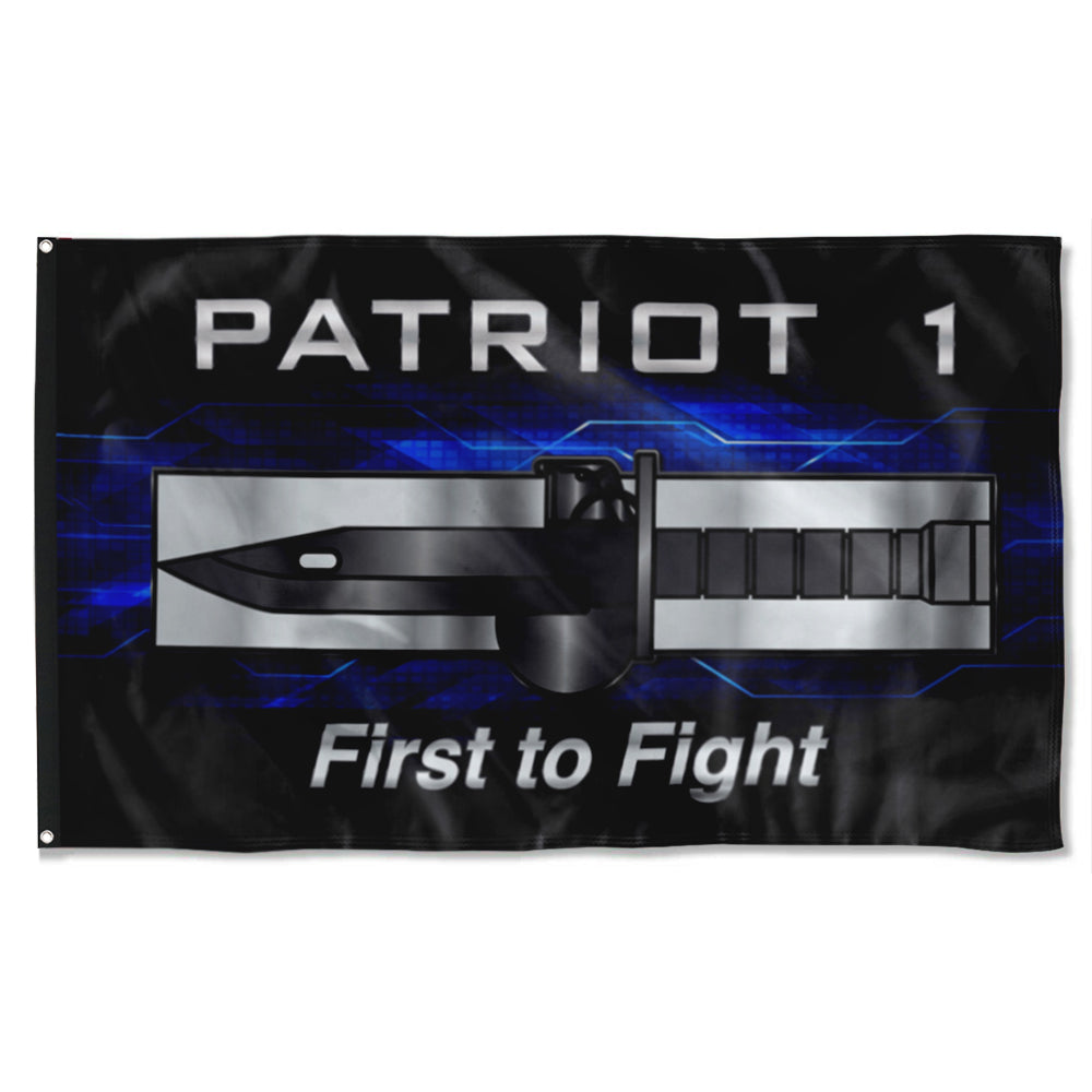 Fyon Patriot 1 Expert First to Fight Flag Indoor and outdoor banner