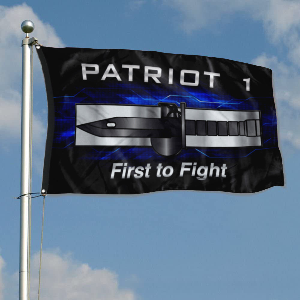 Fyon Patriot 1 Expert First to Fight Flag Indoor and outdoor banner