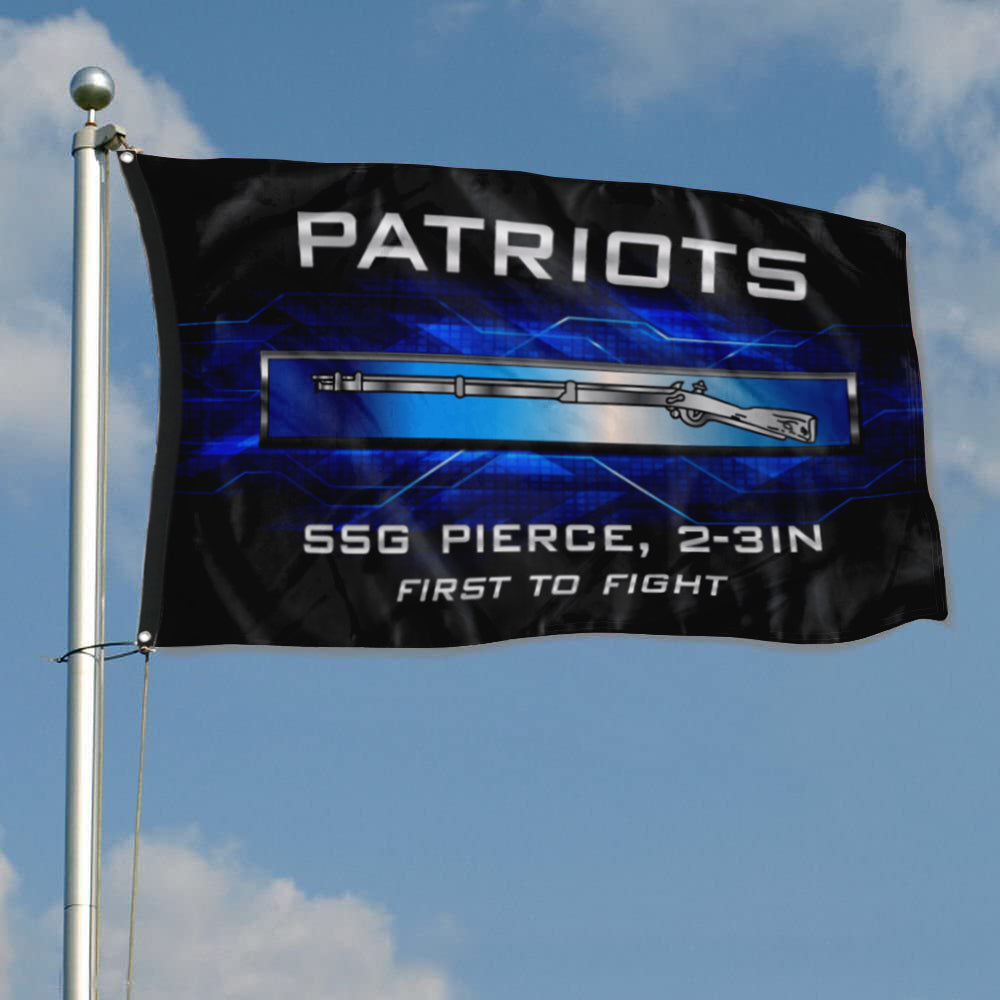 Fyon Patriots 2-3 INF First to Fight Flag Indoor and outdoor banner