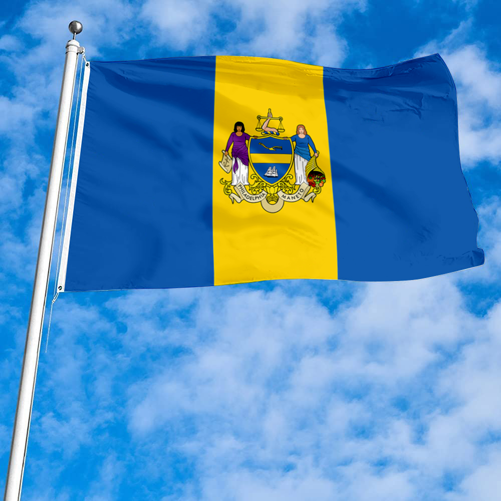 Fyon Philadelphia, Pennsylvania flag banner