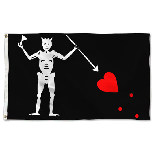 Fyon Pirate of Blackbeard (Edward Teach) Flag Banner