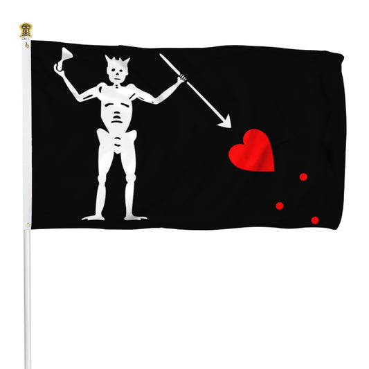 Fyon Pirate of Blackbeard (Edward Teach) Flag Banner