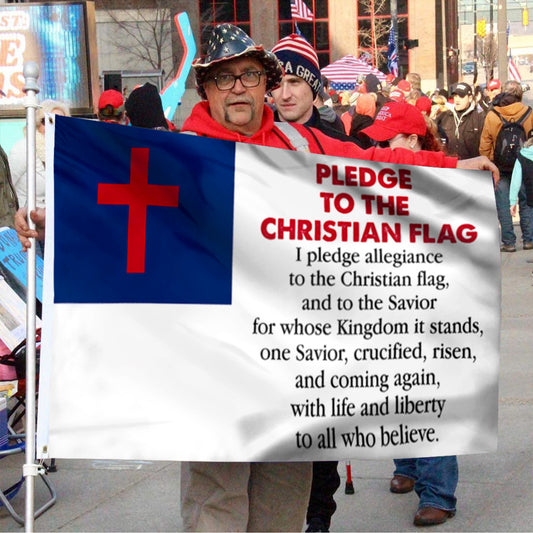 Fyon Pledge to The Christian Flag 41309 Indoor and outdoor banner