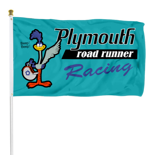 Fyon Plymouth Road Runner Racing Flag Banner