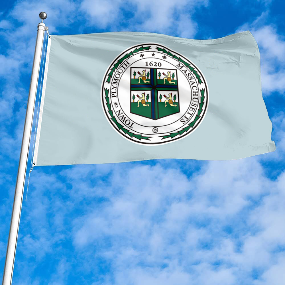 Fyon Plymouth, Massachusetts flag Banner