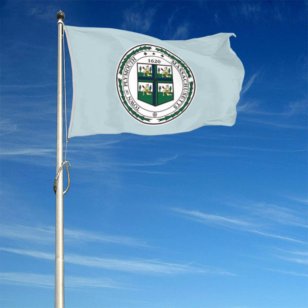 Fyon Plymouth, Massachusetts flag Banner