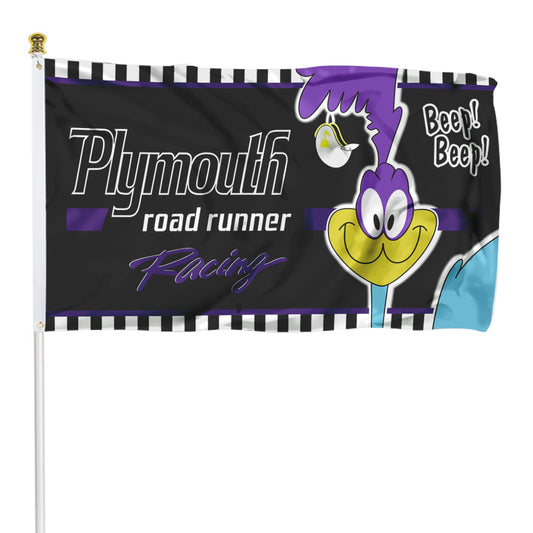 Fyon Plymouth road runner flag Indoor and outdoor banner