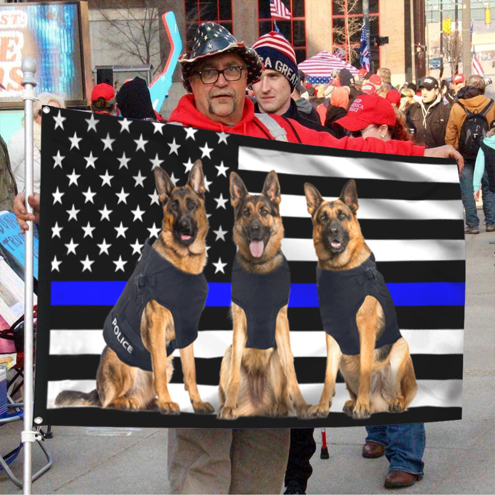 Fyon Police Dog German Shepherd K9 Police Flag 41424 Indoor and outdoor banner