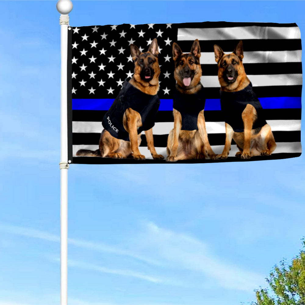 Fyon Police Dog German Shepherd K9 Police Flag 41424 Indoor and outdoor banner