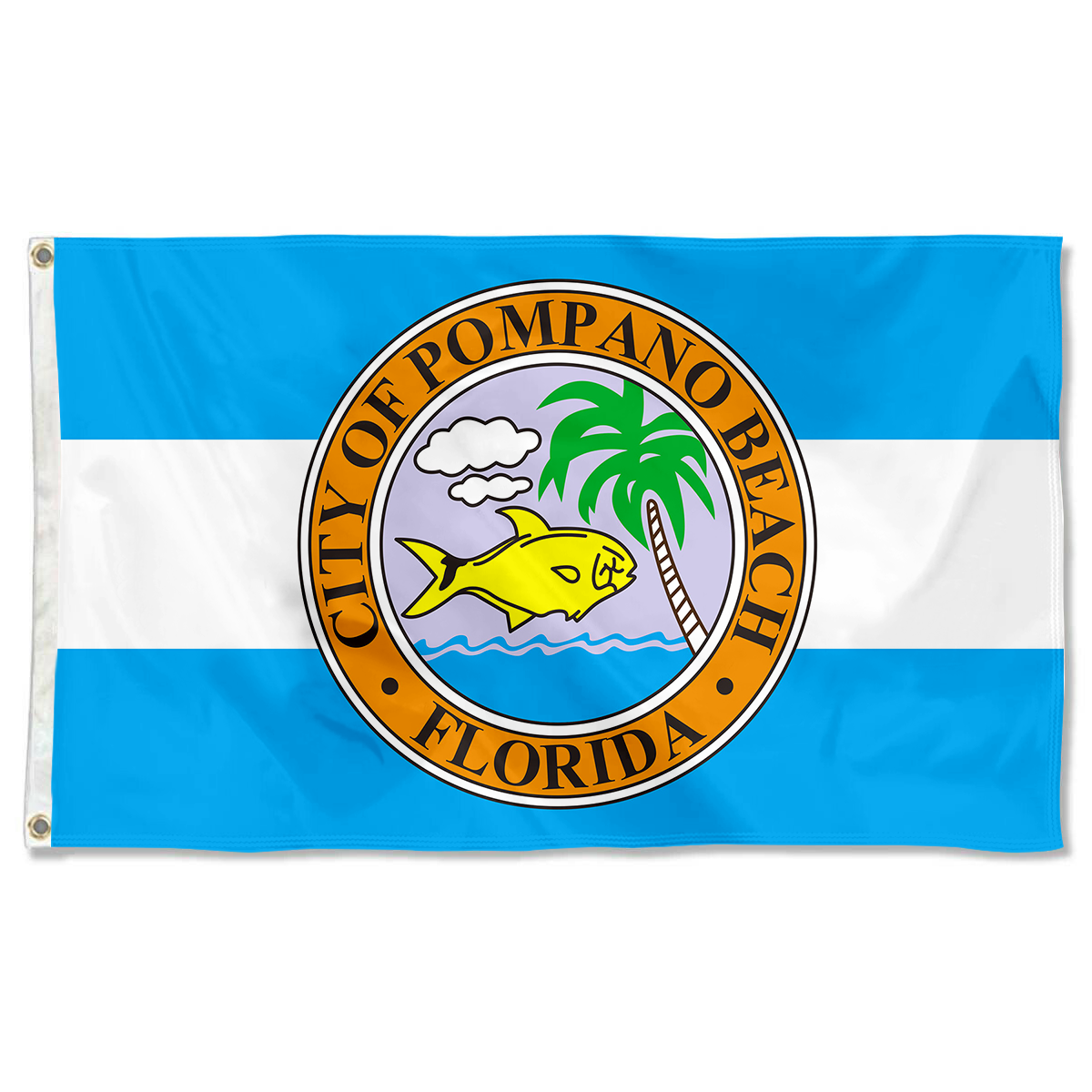 Fyon Pompano Beach, Florida flag Banner