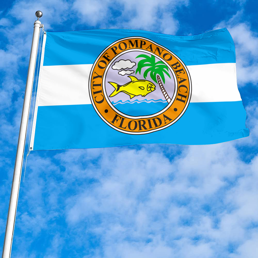 Fyon Pompano Beach, Florida flag Banner