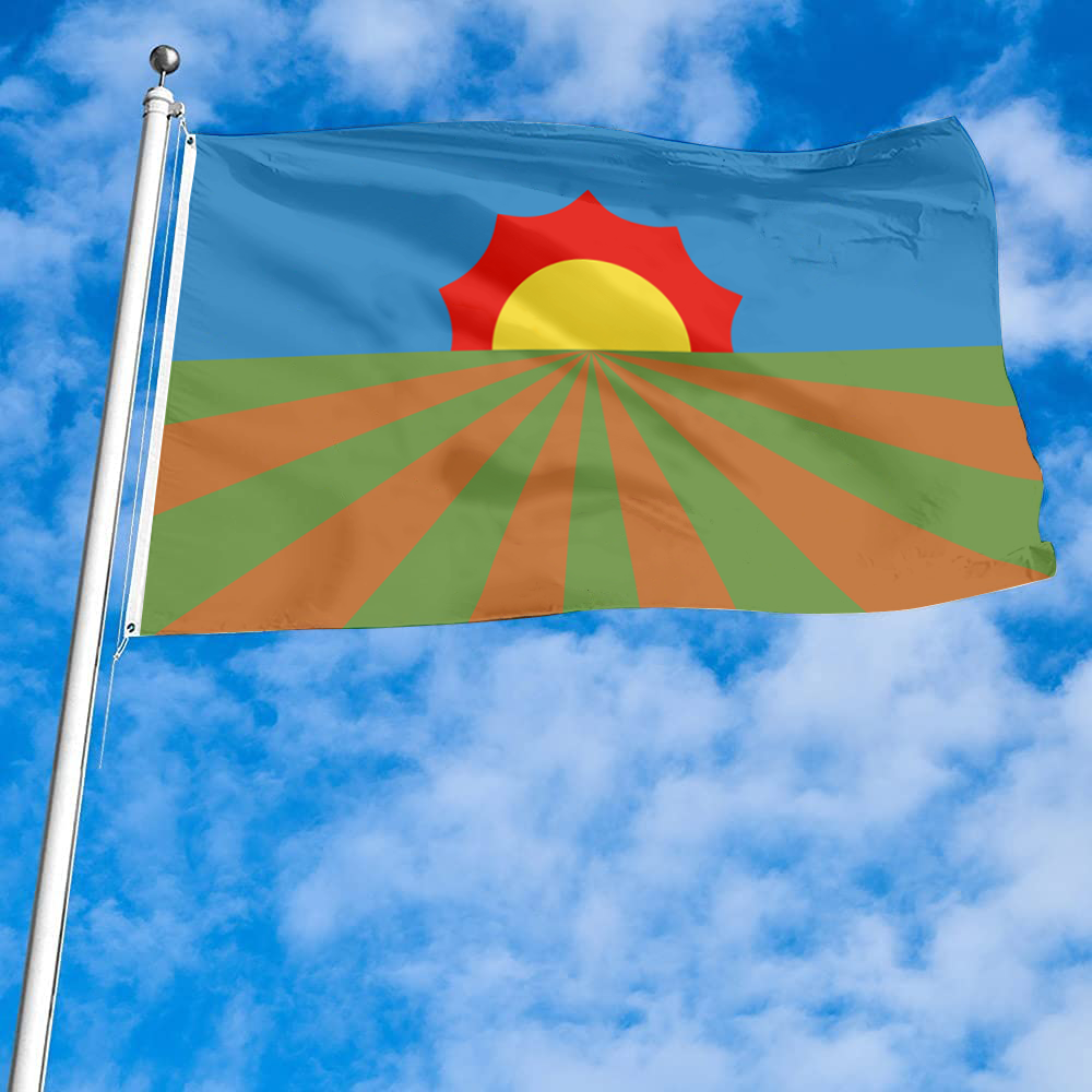 Fyon Portales, New Mexico flag Banner
