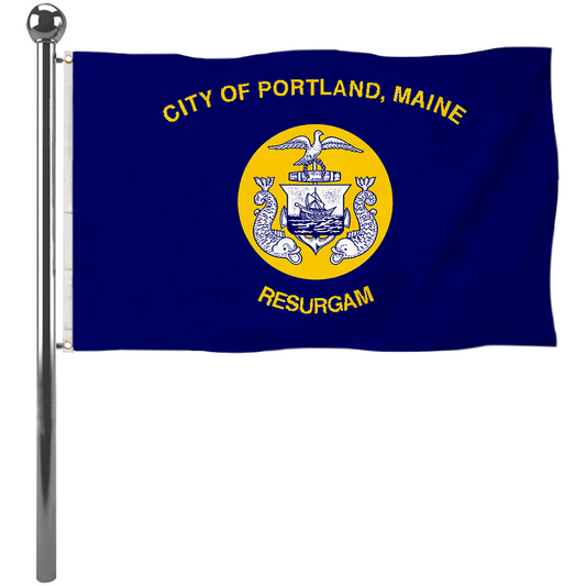 Fyon Portland, Maine flag  Banner