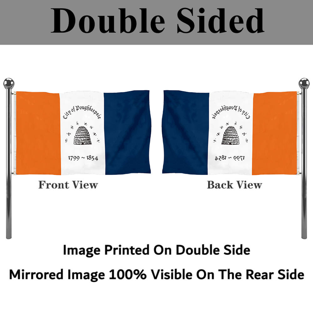 Fyon Poughkeepsie, New York flag Banner