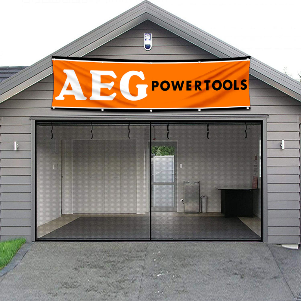 Fyon Power Tools for AEG Banner Flag 2x8 Feet