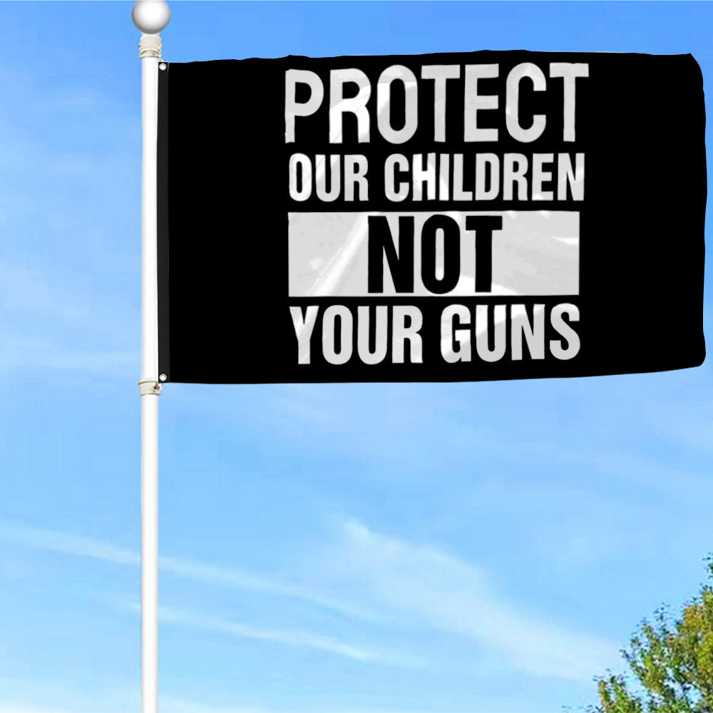 Fyon Protect Our Children Flag Indoor and Outdoor Banner
