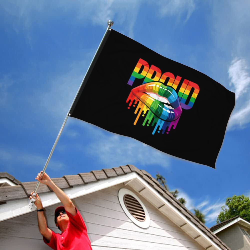 Proud Lip Flag Banner