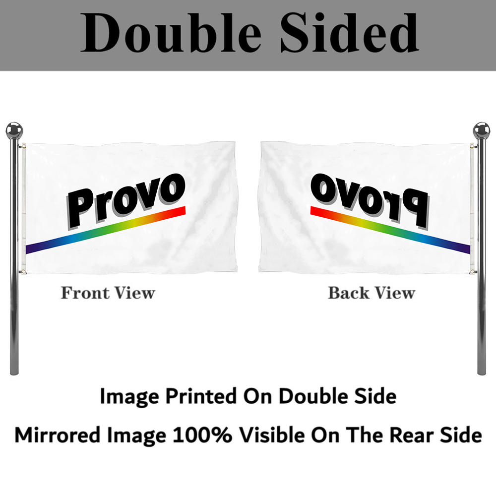 Fyon Provo, Utah flag(1989–2015) Banner