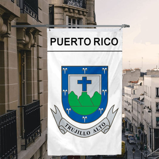 Fyon Puerto Rico Flag 2141 Flag Indoor and Outdoor Banner