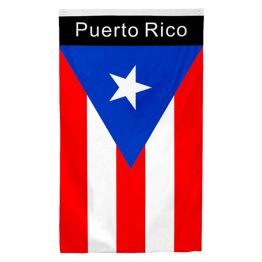 Fyon Puerto Rico Flag 2142 Flag Indoor and Outdoor Banner