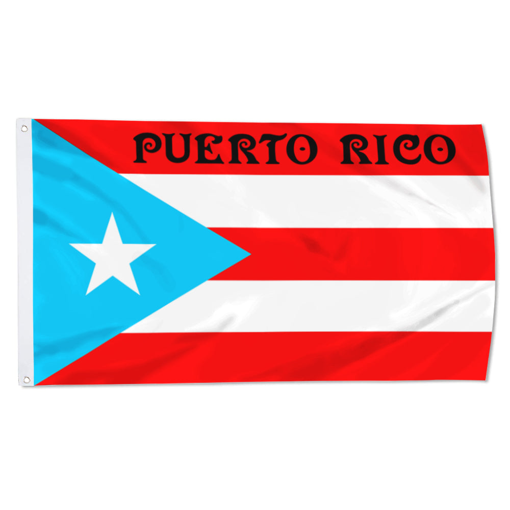 Fyon Custom Puerto Rico Flag Banner
