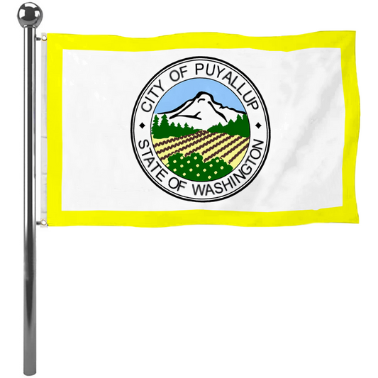 Fyon Puyallup, Washington flag Banner