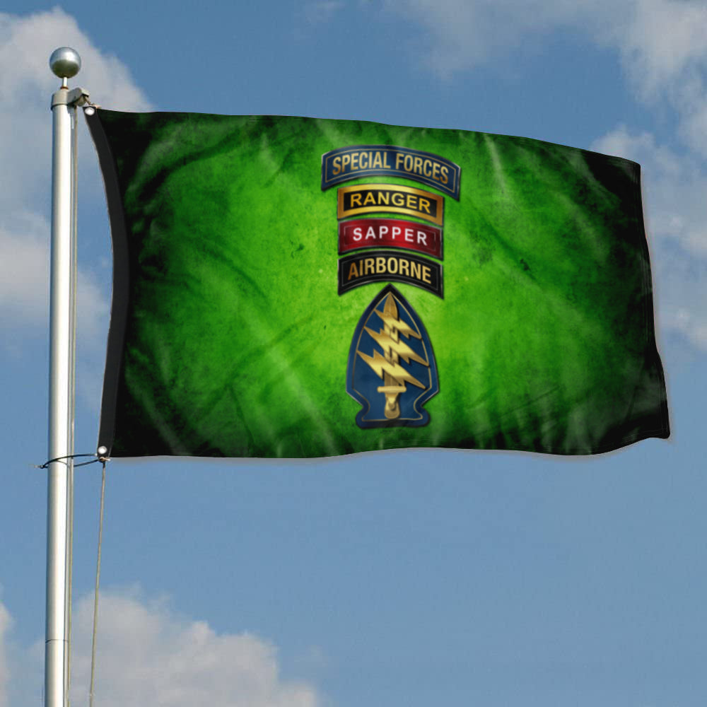 Fyon Quad Canopy Special Forces Flag Indoor and outdoor banner