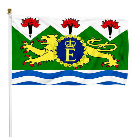 Fyon Queen Elizabeth II s Personal Flag for Sierra Leone 1961 to 1971 Indoor and outdoor banner