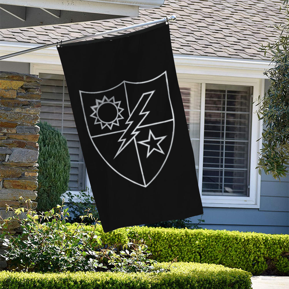 Fyon Ranger Regiment Crest Silver(Vertical) Flag Indoor and outdoor banner