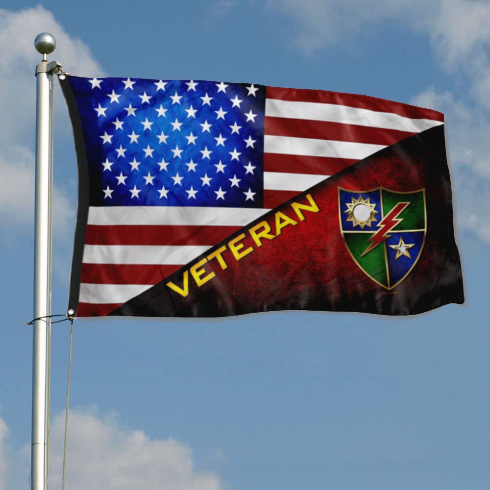 Fyon Ranger Regiment Stars and Stripes Veteran Flag Indoor and outdoor banner