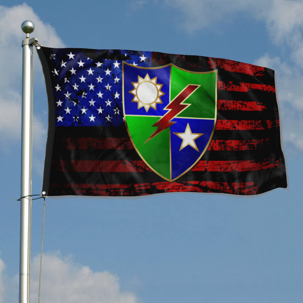 Fyon Ranger Regiment US Flag Indoor and outdoor banner