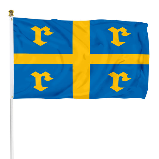 Fyon Rauma., Finland flag Indoor and outdoor banner