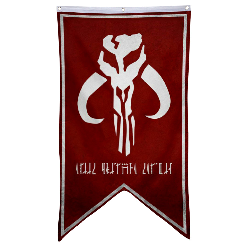 Fyon Star Wars Red Mandalorian Flag 30 x 50 inches