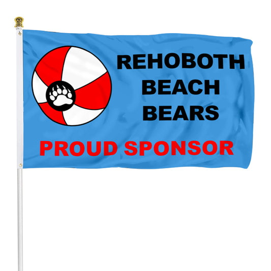 Fyon Rehoboth Beach Bears Flag Banner