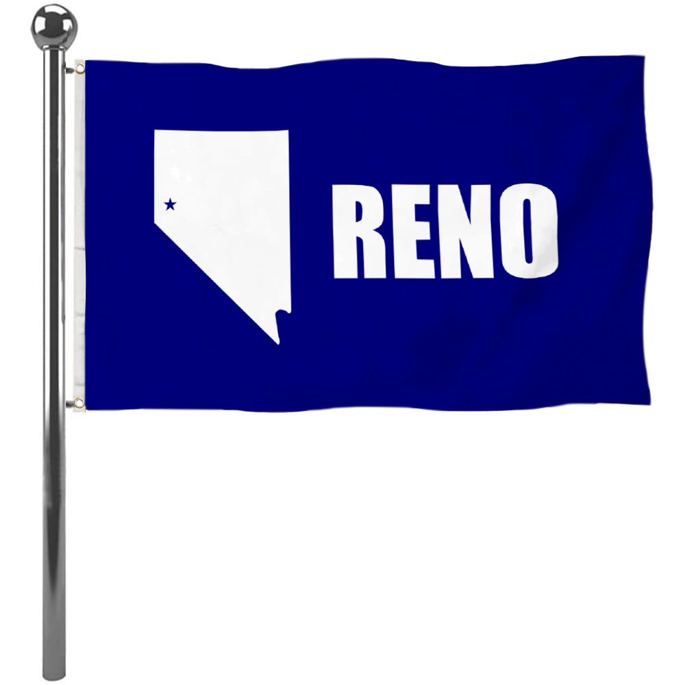 Fyon Reno, Nevada flag (1959–2018) Banner