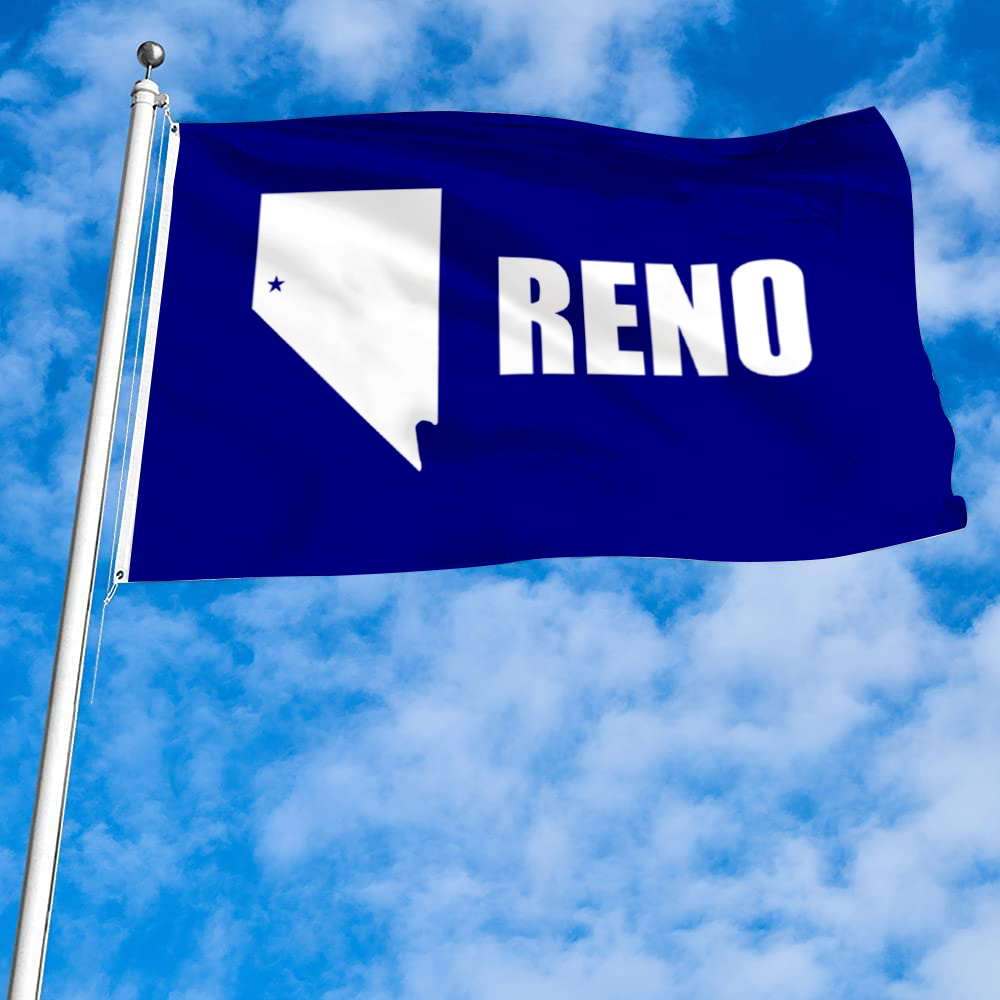 Fyon Reno, Nevada flag (1959–2018) Banner