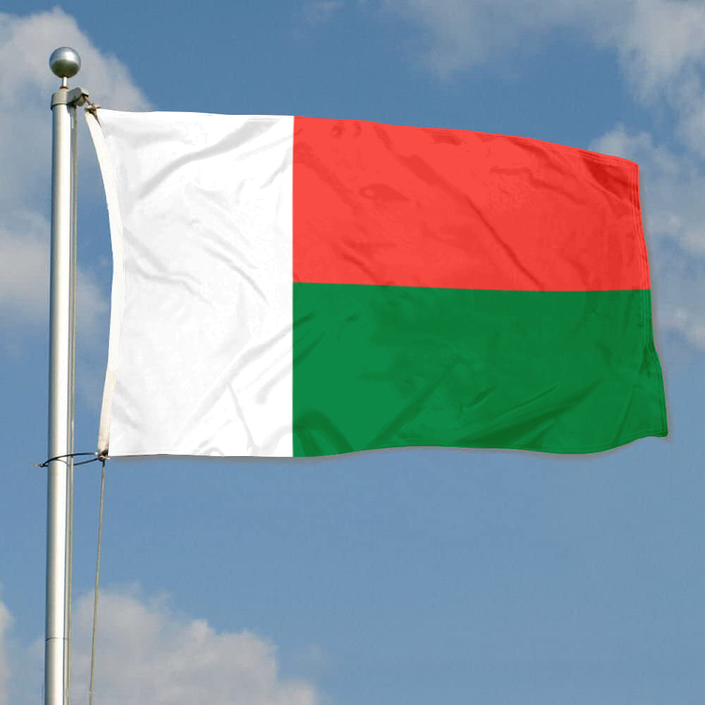 Fyon Republic of Madagascar Flag Indoor and outdoor banner