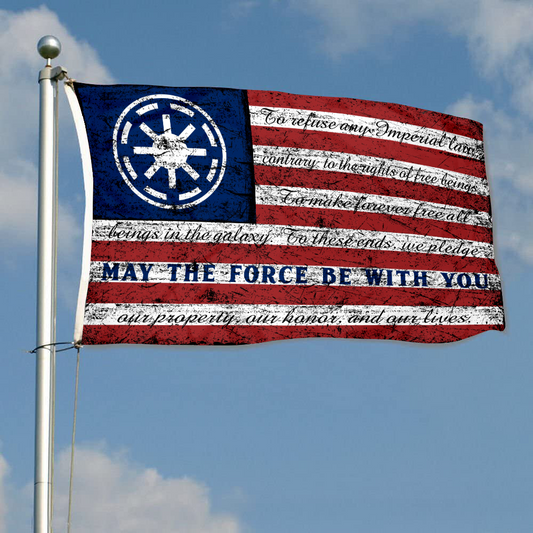 Fyon Star Wars Retro Stripe Old Galactic Republic flag Indoor and outdoor banner 32830