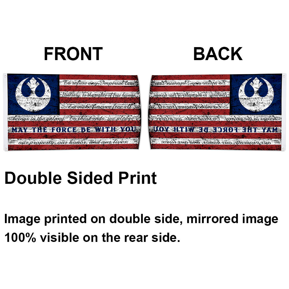 Fyon Star Wars Retro Stripe Rebel Alliance flag Indoor and outdoor banner 32832