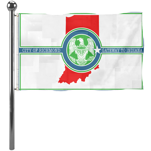 Fyon Richmond, Indiana flag  Banner