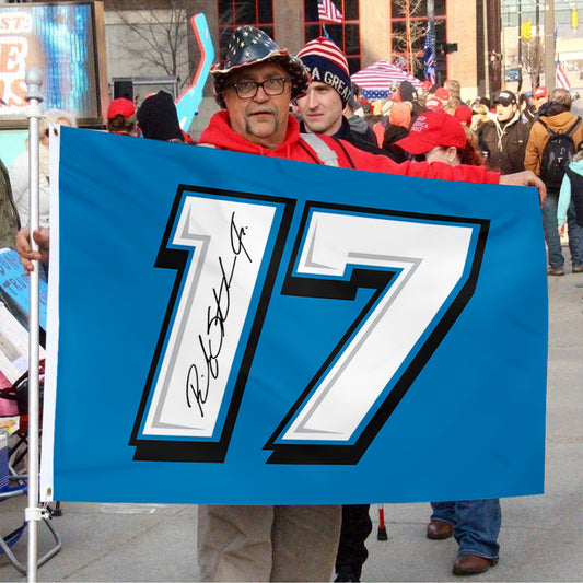 Fyon Ricky Stenhouse.jr #17 Racing Car Flag Indoor and Outdoor Banner