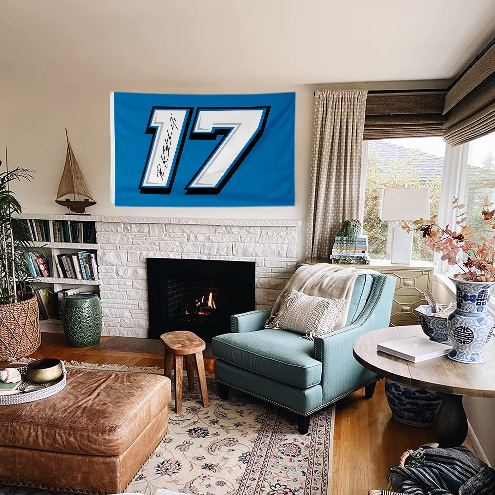 Fyon Ricky Stenhouse.jr #17 Racing Car Flag Indoor and Outdoor Banner