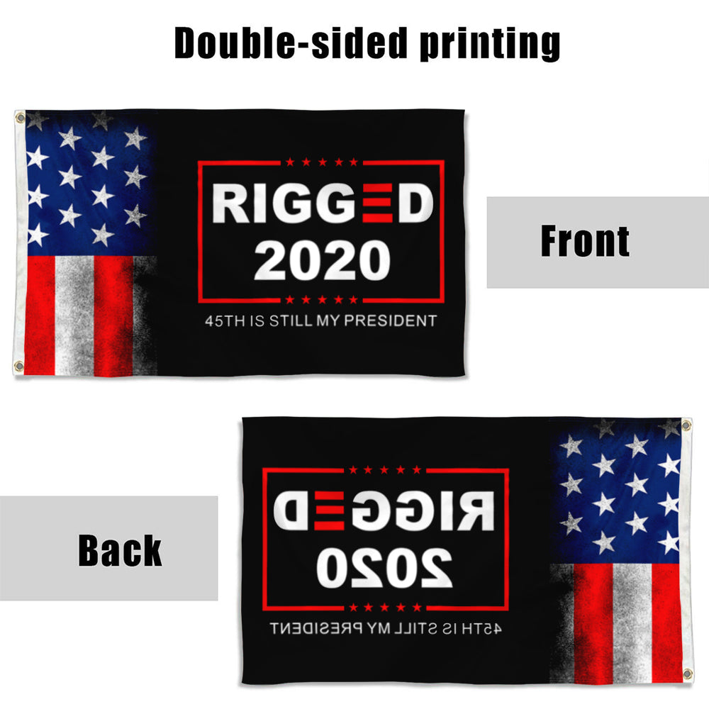 Fyon Rigged 2020 45th Is Still My President Flag Indoor and Outdoor Banner